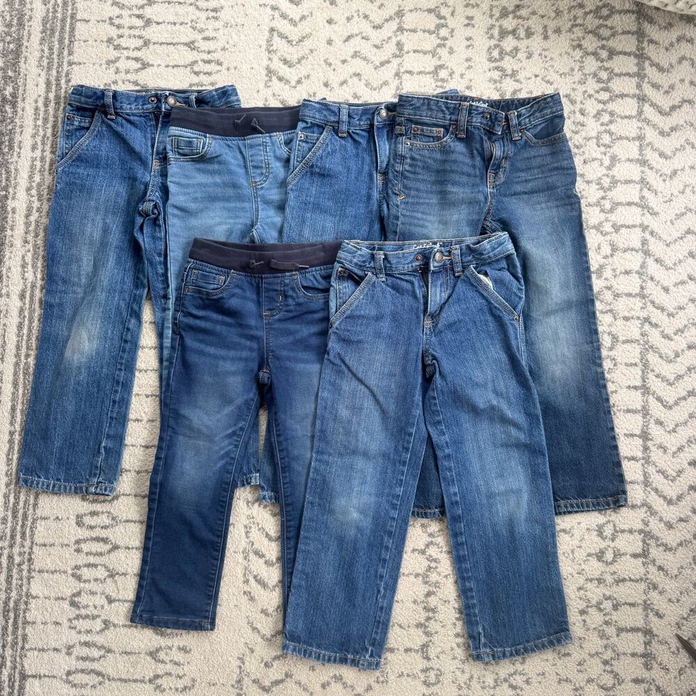Toddler Boys Denim Jeans Bundle Size 5